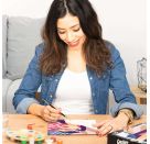 Ravensburger CreArt 12023099 - Neon Diva - Malen nach Zahlen ab 12 Jahren