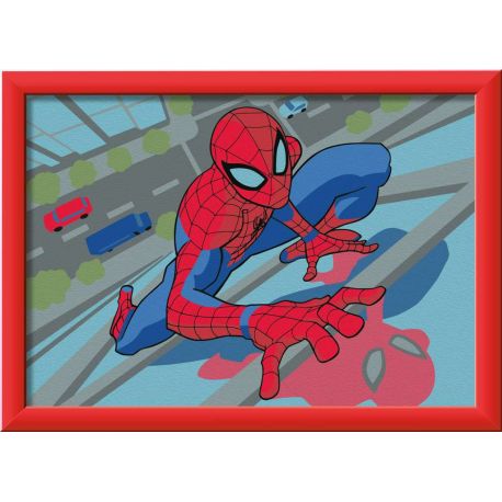 Ravensburger CreArt - Malen nach Zahlen 12023109 - Der legendäre Spider-Man - Kinder ab 7 Jahren