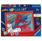 Ravensburger CreArt - Malen nach Zahlen 12023109 - Der legendäre Spider-Man - Kinder ab 7 Jahren