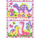 CreArt, Malen nach Zahlen Junior -  Bunte Dinosaurier