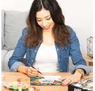 Ravensburger CreArt 12023146 - Samtpfote - Malen nach Zahlen ab 12 Jahren