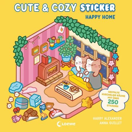 Cute   Cozy Sticker - Happy Home