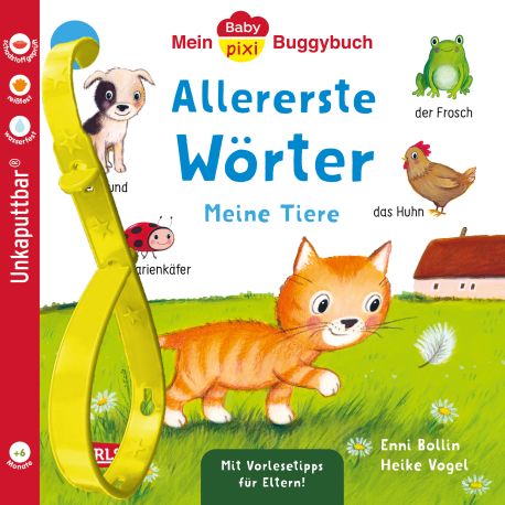Baby Pixi (unkaputtbar) 179: Mein Baby-Pixi-Buggybuch: Allererste Wörter: Meine Tiere