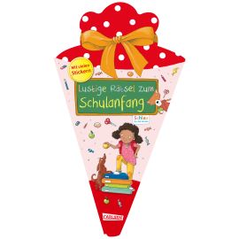Schlau für die Schule: Lustige Rätsel zum Schulanfang (Schultüte rot)