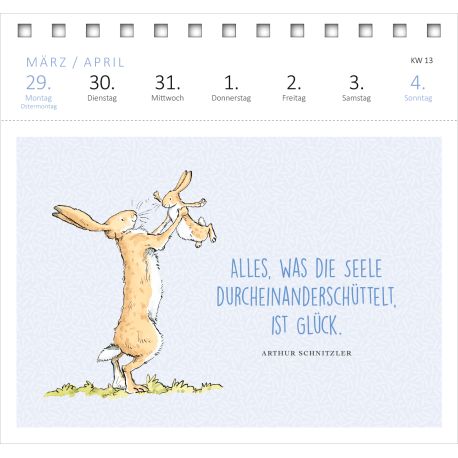 Postkartenkalender Weißt du eigentlich, wie lieb ich dich hab? 2027