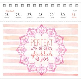 Postkartenkalender Glücksmantras 2027