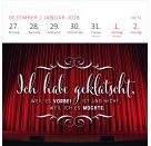 Mini-Wochenkalender Fehlt nur noch das Zelt, dann wäre der Zirkus hier perfekt. 2027