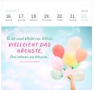 Mini-Wochenkalender 365 Tage Sonne im Herzen 2027