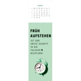Lesezeichenkalender Ich kam, sah und hatte direkt keinen Bock mehr. 2027