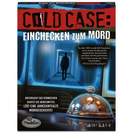 ThinkFun Cold Case: Einchecken zum Mord - Kombinationsspiel ab 14 Jahre
