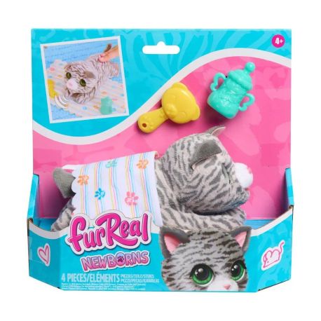 furReal Newborns interaktive Plüschtiere (13 cm) mit Bewegungs- und Soundfunktion (Kätzchen oder Hündchen) (sort.)
