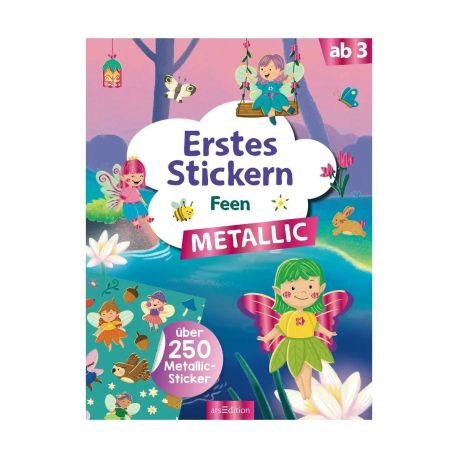 Erstes Stickern Metallic – Feen
