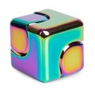 Fidget Spinner Cube - Multicoloured Metallic - Ein hochwertiger 360° Fidget Spinner aus Aluminium mit neun Kugellagern