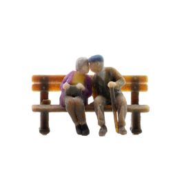 NOCH H0 Senioren auf Bank, 3D-Master