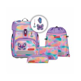 CLOUD FLASH Schulranzen-Set Butterfly Luna, 5-teilig