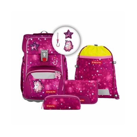 GIANT Schulranzen-Set Sweet Unicorn Nuala, 5-teilig