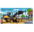 So viele große Fahrzeuge bei der Arbeit