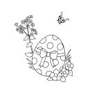 Malblock mit Glitzersteinchen Frohe Ostern - Mit über 300 Glitzersteinchen