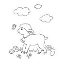 Malblock mit Glitzersteinchen Frohe Ostern - Mit über 300 Glitzersteinchen