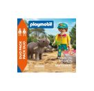 PLAYMOBIL 72025 DuoPack Tierpfleger mit Nashorn