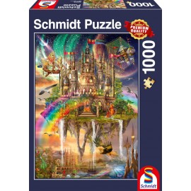 Schmidt Spiele 58979 Puzzle Stadt im Himmel 1000 Teile