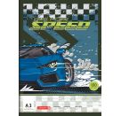 Fast Wheels A3 Zeichenblock