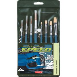 Fast Wheels Schulpinsel-Set