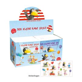 Pixi-Box 193: Der kleine Rabe Socke mit Stickern (8x8 Exemplare)