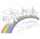 Zaubermalblock. Magische Muster. Einhörner