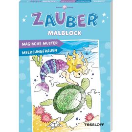Zaubermalblock. Magische Muster. Meerjungfrauen