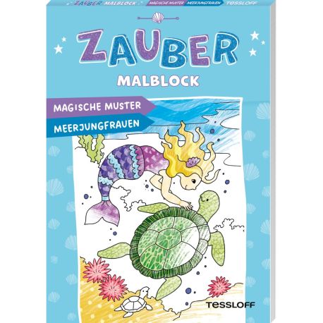 Zaubermalblock. Magische Muster. Meerjungfrauen