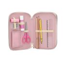 Miss Melody 3 Fach Federtasche mit Pferdekopf Applikation