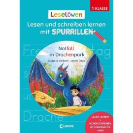 Leselöwen - Lesen und schreiben lernen mit Spurrillen - Notfall im Drachenpark