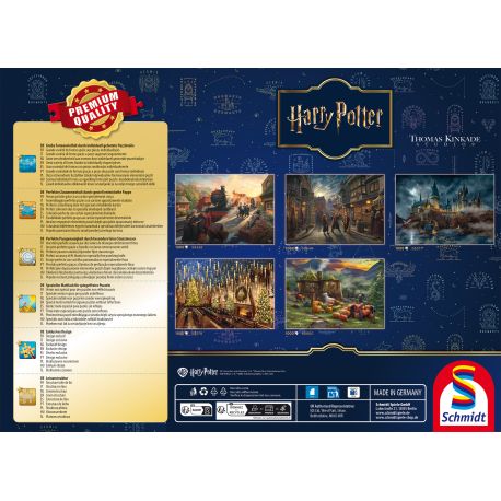 Schmidt Spiele Puzzle 1000 Teile Warner, Wizarding World, Harry Potter, Hagrid's Hut