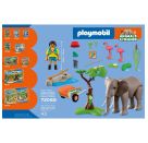 PLAYMOBIL 72068 Elefant mit Tierpfleger