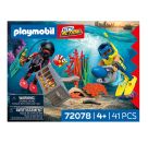 PLAYMOBIL 72078 Polizeitaucher mit Schatz