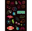 Neon-Sticker