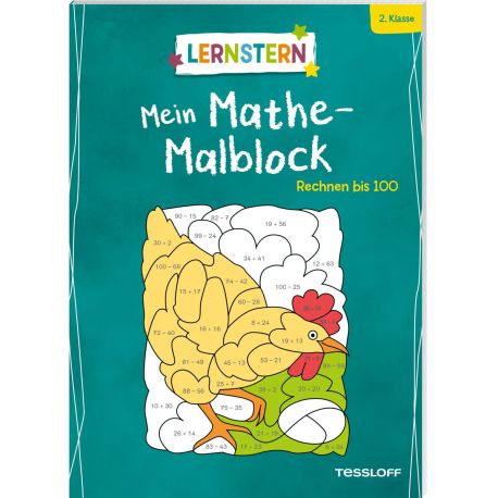 LERNSTERN. Mein Mathe-Malblock. Rechnen bis 100