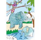 Zaubermalblock. Magische Muster. Tiere