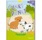 Total bunt von Punkt zu Punkt. Tierkinder. Von 1 bis 100