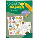 Malen und Rätseln für Kindergartenkinder. Jahreszeiten