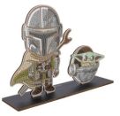 Crystal Art BUDDY XL Mandalorian   Grogu Duo