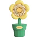 Blumenhandventilator, 3-fach sortiert, mit USB