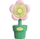 Blumenhandventilator, 3-fach sortiert, mit USB