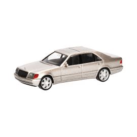 herpa - Mercedes-Benz 600 SEL V12 mit Brabus-Felgen, rauchsilber metallic