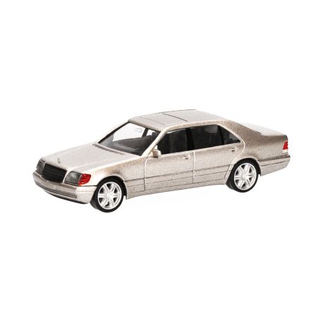 herpa - Mercedes-Benz 600 SEL V12 mit Brabus-Felgen, rauchsilber metallic