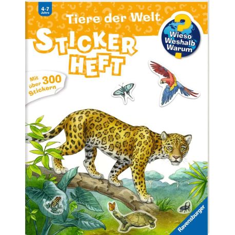 Wieso? Weshalb? Warum? Stickerheft: Tiere der Welt