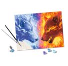 Ravensburger CreArt - Malen nach Zahlen 23549 – Feuer   Eis – ab 14 Jahren