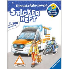 Wieso? Weshalb? Warum? Stickerheft: Einsatzfahrzeuge