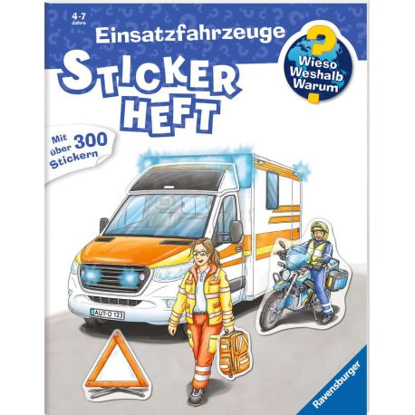 Wieso? Weshalb? Warum? Stickerheft: Einsatzfahrzeuge